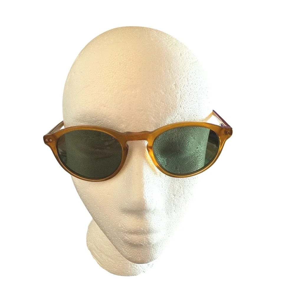 JML Bartleby Sunglasses Honey Tortoise Green‎ Lens Women's Designer Eyewear